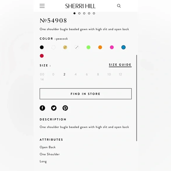 Sherri Hill Formal Dress - Picture 4 of 8